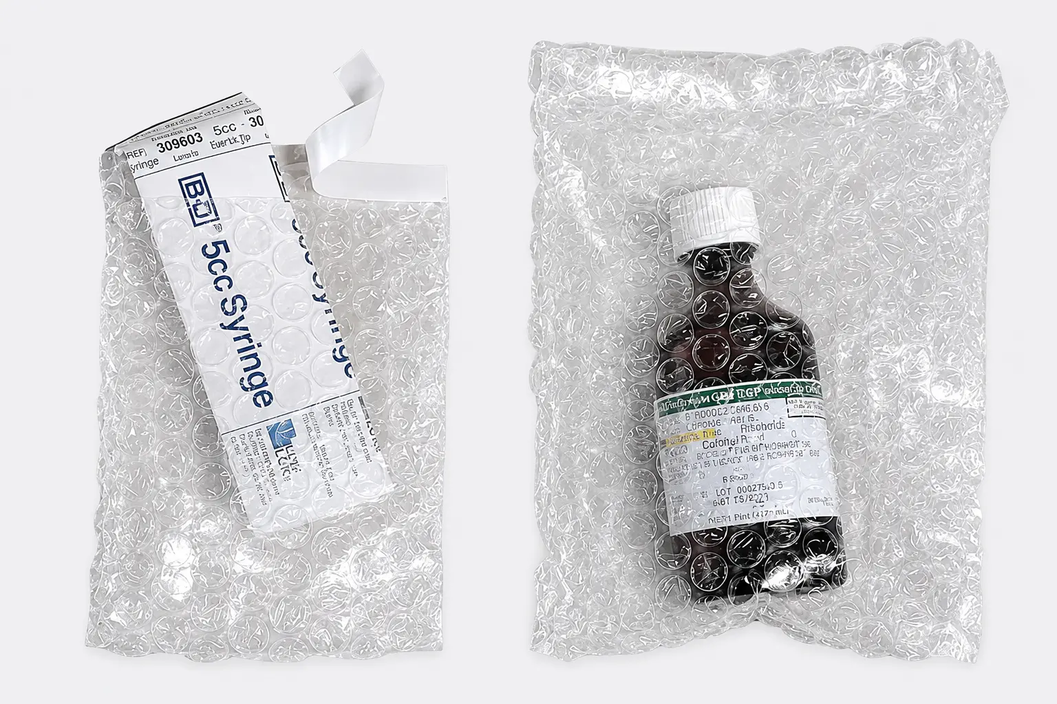 4W x 5.5L, E-Z Seal Bubble Pouches